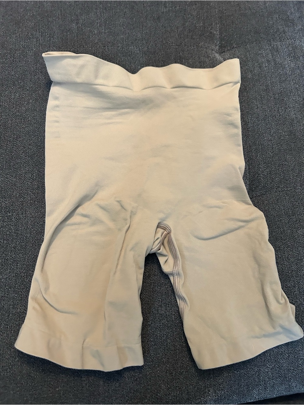 SKIMS High-Waist Sculpting Shorts in Light Beige